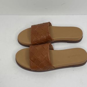 Madewell Brown The Luisa Slide Sandals
